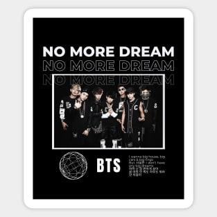 BTS: No More Dream Group Photo Sticker